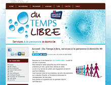 Tablet Screenshot of dutempslibre.fr